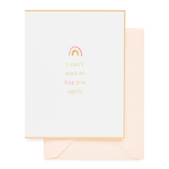 I Can't Wait To Hug You Card
